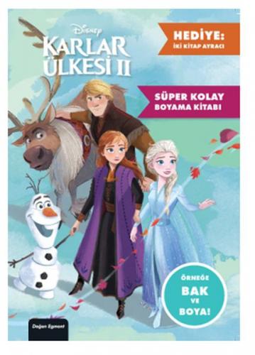 Kurye Kitabevi - Disney Karlar Ülkesi 2 Süper Kolay Boyama Kitabı