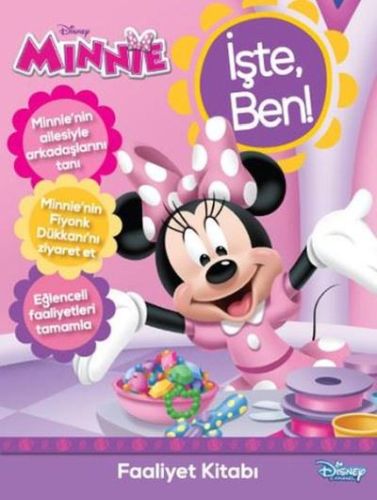 Kurye Kitabevi - Diney Minnie İşte Ben Faaliyet Kitabı