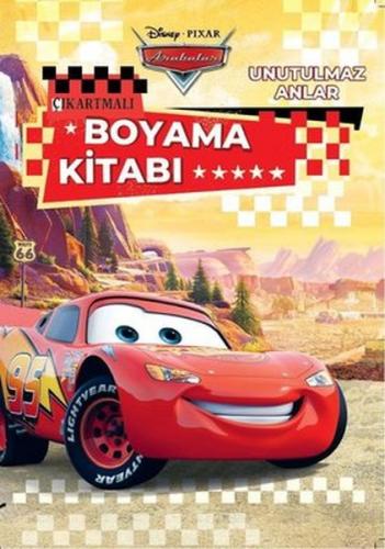 Kurye Kitabevi - Disney Pixar Arabalar Unutulmaz Anlar Çıkartmalı Boya