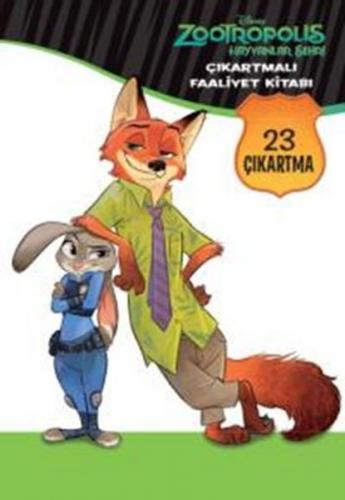 Kurye Kitabevi - Disney Zootropolis Hayvanlar Çıkartmalı Faaliyet Kita