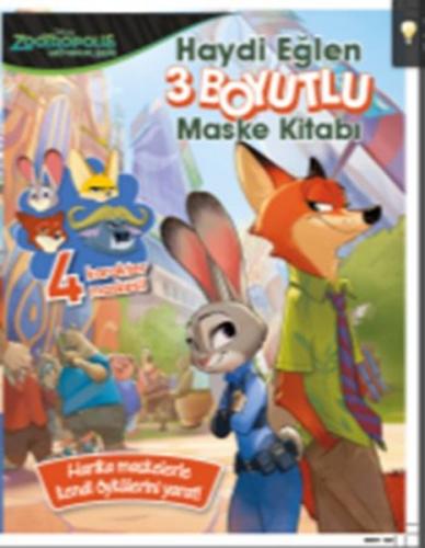 Kurye Kitabevi - Disney Zootropolis Hayvanlar Şehri 3 Boyutlu Maske Ki