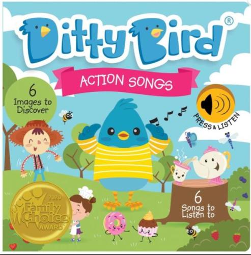 Kurye Kitabevi - Ditty Bird: Action Songs (Sesli Kitap)
