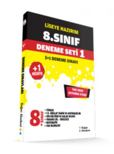 Kurye Kitabevi - Doğan Akademi 8. Sınıf Deneme Seti 1 - (6 Fasikül) Li