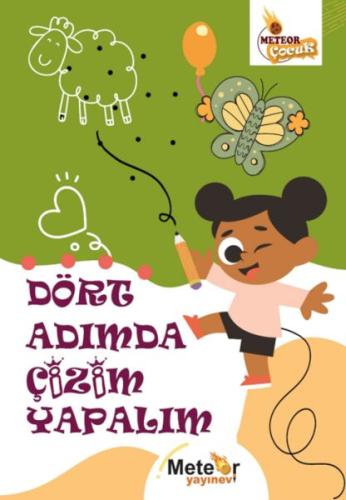 Kurye Kitabevi - Dört Adımda Çizim Yapalım Boyama Kitabı