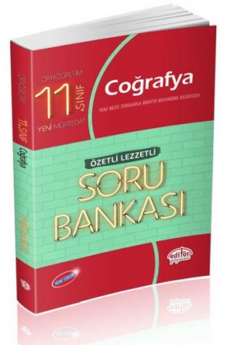 Kurye Kitabevi - Editör 11. Sınıf Coğrafya Özetli Lezzetli Soru Bankas