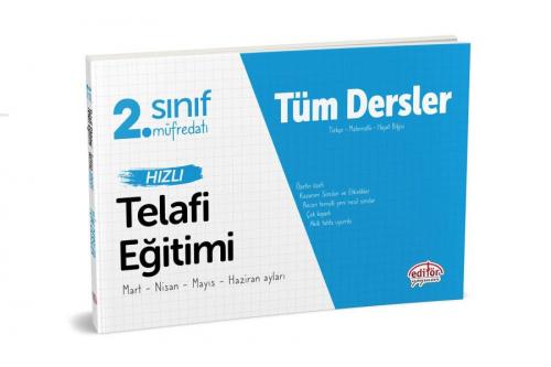 Kurye Kitabevi - Editör 2. Sınıf Tüm Dersler Hızlı Telafi Eğitimi-YENİ