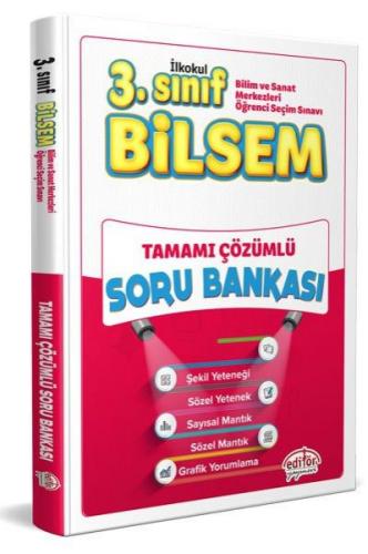 Kurye Kitabevi - Editör 3. Sınıf Bilsem Tamamı Çözümlü Soru Bankası Bü