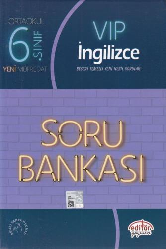 Kurye Kitabevi - Editör 6. Sınıf VİP İngilizce Soru Bankası-YENİ