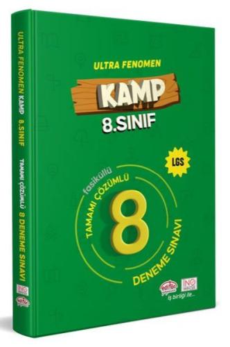 Kurye Kitabevi - Editör 8.Sınıf Kamp Fenomen LGS Tamamı Çözümlü 8 Dene