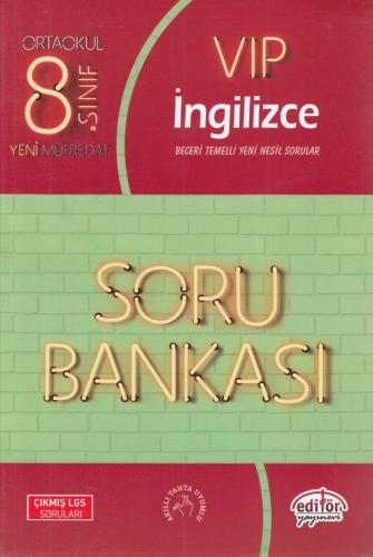 Kurye Kitabevi - Editör 8. Sınıf VİP İngilizce Soru Bankası-YENİ