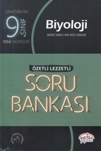 Kurye Kitabevi - Editör 9. Sınıf Biyoloji Özetli Lezzetli Soru Bankası