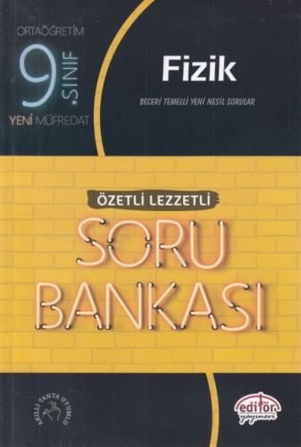 Kurye Kitabevi - Editör 9. Sınıf Fizik Özetli Lezzetli Soru Bankası - 