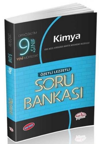 Kurye Kitabevi - Editör 9. Sınıf Kimya Özetli Lezzetli Soru Bankası - 