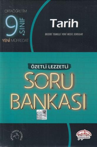 Kurye Kitabevi - Editör 9. Sınıf Tarih Özetli Lezzetli Soru Bankası - 