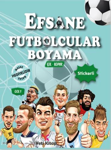 Kurye Kitabevi - Efsane Futbolcular Boyama Kitabı