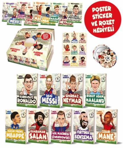 Kurye Kitabevi - Efsane Futbolcular Kutulu Set (9 Kitap Takım)