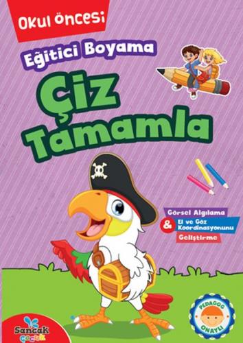 Kurye Kitabevi - Eğitici Boyama - Çiz Tamamla