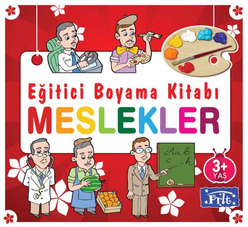 Kurye Kitabevi - Eğitici Boyama Kitabı: Meslekler