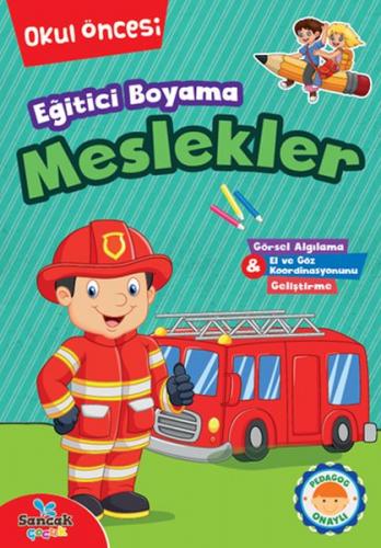 Kurye Kitabevi - Eğitici Boyama - Meslekler