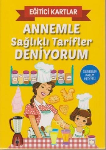 Kurye Kitabevi - Eğitici Kartlar-Annemle Sağlıklı Tarifler Deniyorum