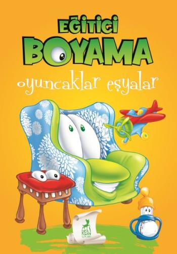 Kurye Kitabevi - Eğitici Öğretici Boyama - Oyuncaklar Eşyalar