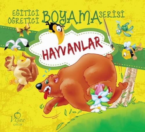 Kurye Kitabevi - Eğitici Öğretici Boyama Serisi - Hayvanlar