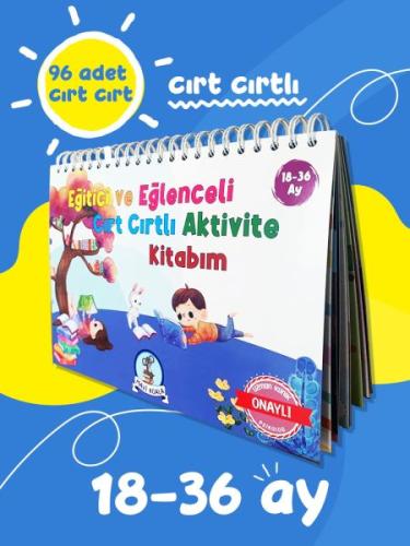 Kurye Kitabevi - Eğitici ve Eğlenceli Cırt Cırtlı Aktivite Kitabı