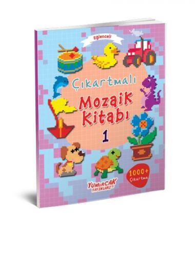 Kurye Kitabevi - Eğlenceli Çıkartmalı Mozaik Kitabı 4 Kitap Set