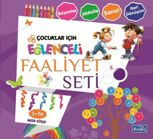 Kurye Kitabevi - Eğlenceli Faaliyet Seti - Mor Kitap - 5+ Yaş