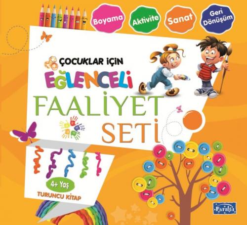 Kurye Kitabevi - Eğlenceli Faaliyet Seti - Turuncu Kitap - 4+ Yaş