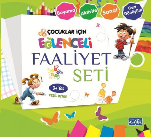 Kurye Kitabevi - Eğlenceli Faaliyet Seti - Yeşil Kitap - 3+ Yaş