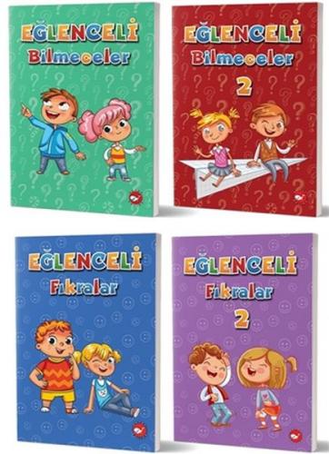 Kurye Kitabevi - Eğlenceli Fıkralar ve Bilmeceler Seti (4 Kitap Takım)