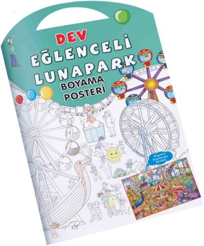 Kurye Kitabevi - Eğlenceli Lunapark Dev Boyama Posteri