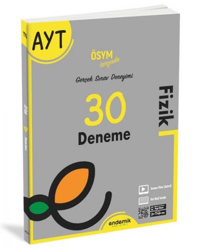 Kurye Kitabevi - Endemik AYT Fizik 30 Deneme Sınavı