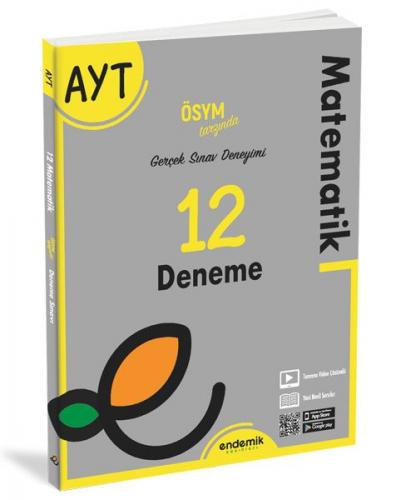 Kurye Kitabevi - Endemik AYT Matematik 12 Deneme Sınavı