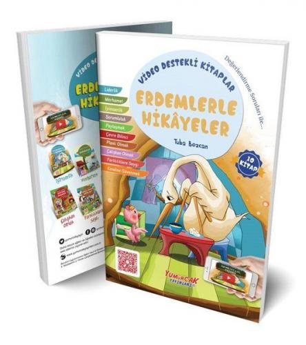 Kurye Kitabevi - Erdemlerle Hikayeler 10 Kitap Set