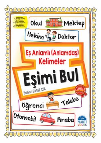 Kurye Kitabevi - Eş anlamlı (Anlamdaş) Kelimeler Eşimi Bul