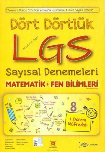 Kurye Kitabevi - Etkin Dört Dörtlük LGS Sayısal Denemeleri Yeni