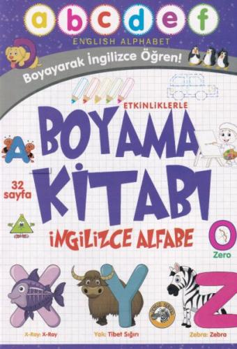 Kurye Kitabevi - Etkinliklerle Boyama Kitabi Ingilizce Alfabe