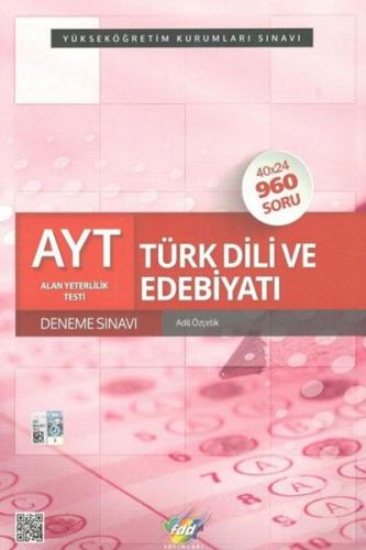 Kurye Kitabevi - FDD AYT Türk Dili ve Edebiyatı 40x24 Deneme Sınavı