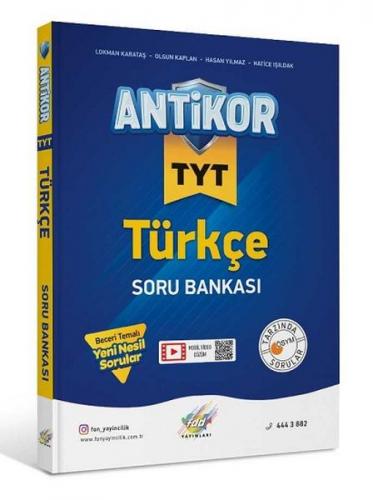 Kurye Kitabevi - FDD TYT Antikor Türkçe Soru Bankası Yeni