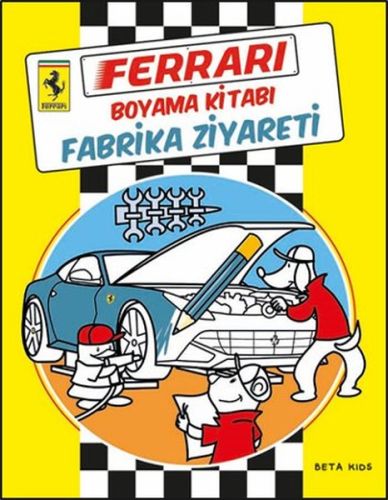 Kurye Kitabevi - Ferrari - Boyama Kitabı Fabrika Ziyareti