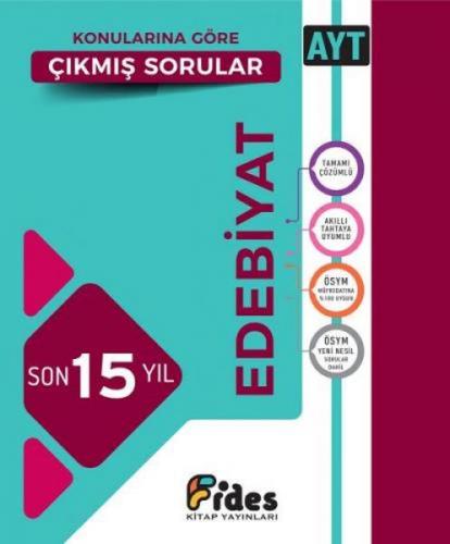 Kurye Kitabevi - Fides AYT Edebiyat Son 15 Yıl Konularına Göre Çıkmış 