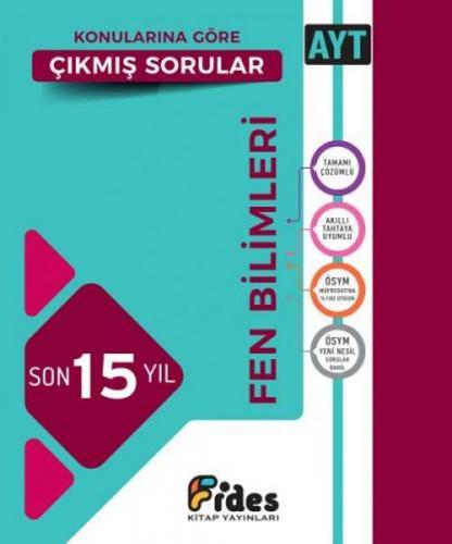 Kurye Kitabevi - Fİdes AYT Fen Bilimleri Son 15 Yıl Konularına Göre Çı