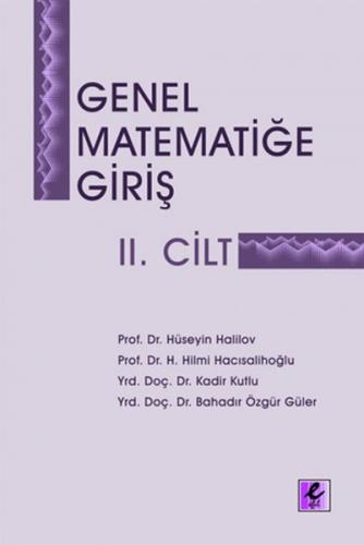 Kurye Kitabevi - Genel Matematiğe Giriş II.Cilt