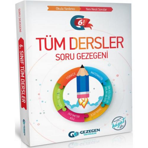 Kurye Kitabevi - Gezegen 6. Sınıf Tüm Dersler Soru Gezegeni-YENİ