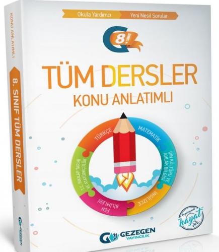 Kurye Kitabevi - Gezegen 8. Sınıf Tüm Dersler Konu Anlatımlı Yeni