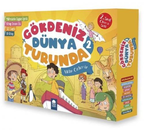 Kurye Kitabevi - Gökdeniz Dünya Turunda 2. Sınıf Seti 10 Kitap