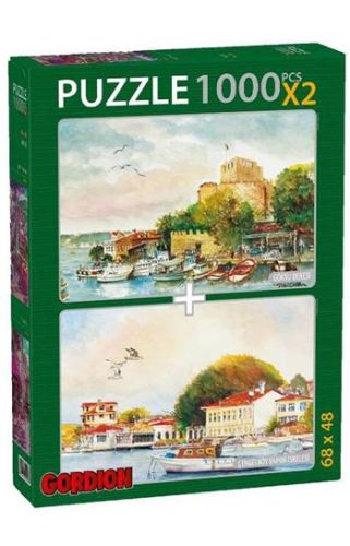 Kurye Kitabevi - Göksu Deresi-Çengelköy Vapur 2 X 1000 Puzzle