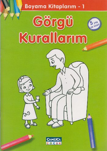 Kurye Kitabevi - Boyama Kitabı: Görgü Kurallarım